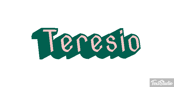 Teresio Efecto de texto