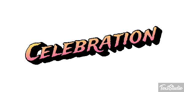 Celebration Текстовый эффект