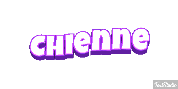 Chienne Tekst effect