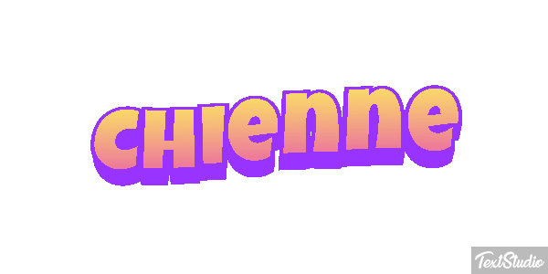 Chienne Tekst effect