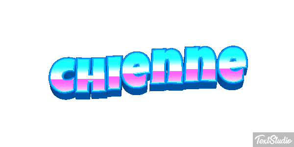 Chienne Tekst effect