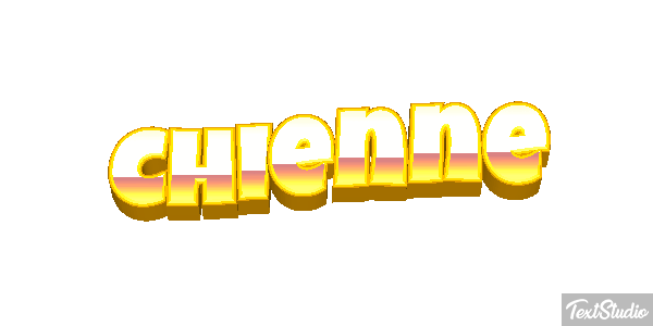 Chienne Tekst effect