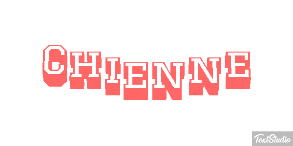 Chienne Tekst effect