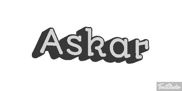 Askar Efecto de texto