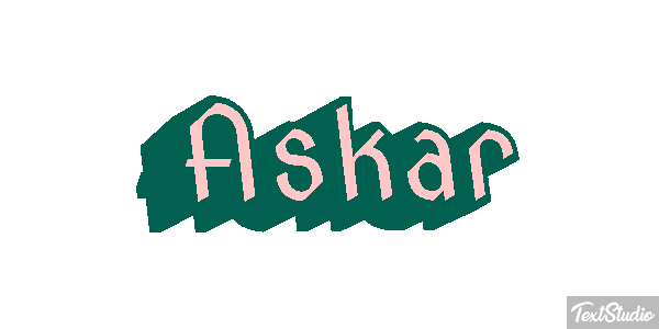 Askar Efecto de texto