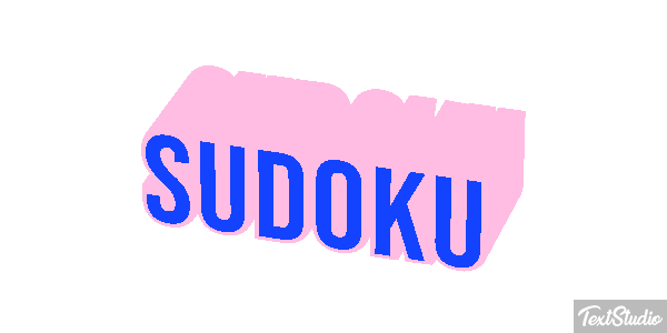 Sudoku Efecto de texto