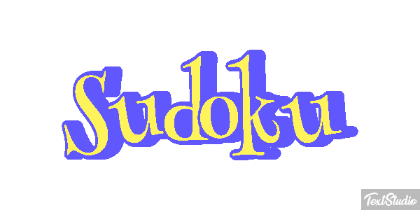 Sudoku Efecto de texto