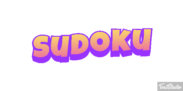 Sudoku Efecto de texto