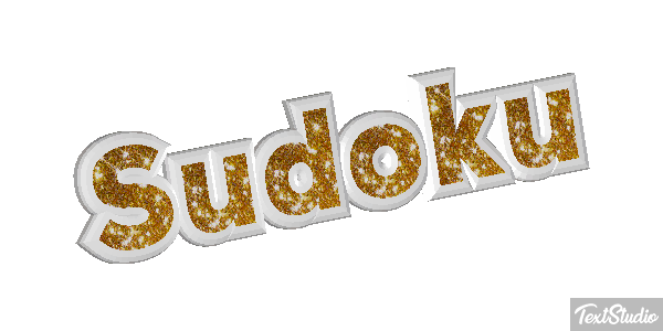 Sudoku Efecto de texto