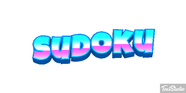Sudoku Efecto de texto