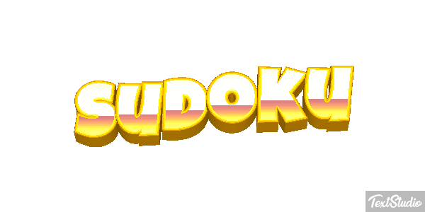 Sudoku Efecto de texto