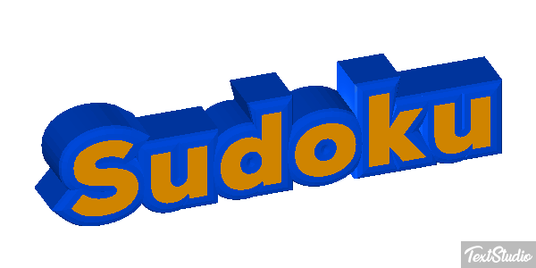 Sudoku Efecto de texto
