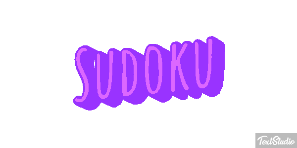 Sudoku Efecto de texto