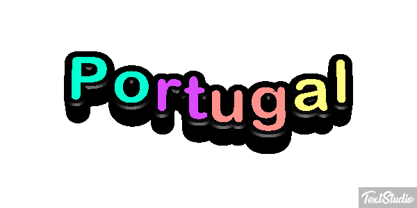 Portugal Text effect