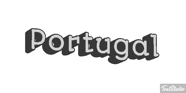 Portugal Text effect
