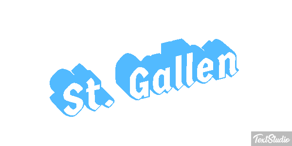 St. Gallen Effet de texte