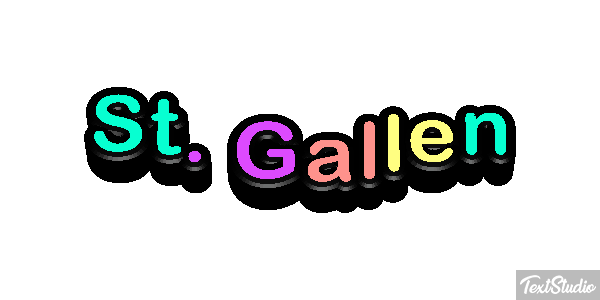 St. Gallen Effet de texte