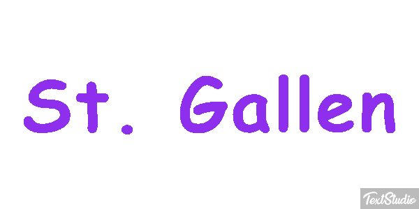 St. Gallen Effet de texte