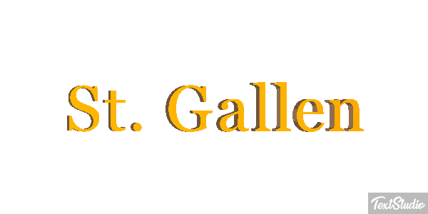 St. Gallen Effet de texte