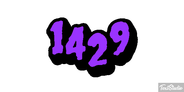 1429 Text effect