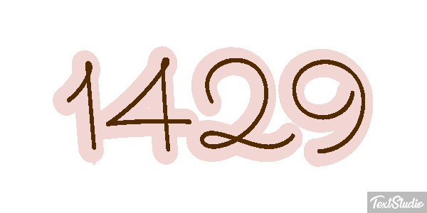 1429 Text effect