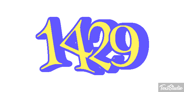 1429 Text effect