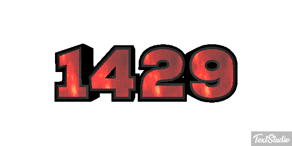 1429 Text effect