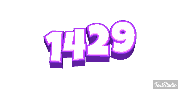 1429 Text effect