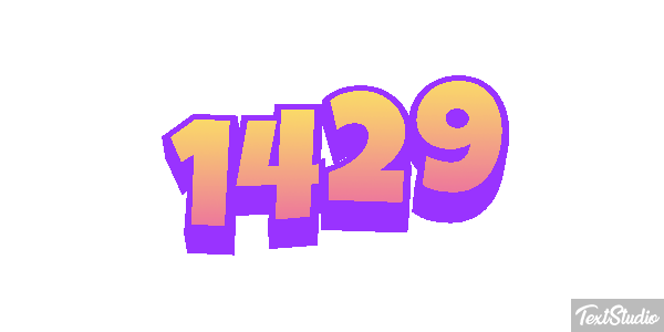 1429 Text effect