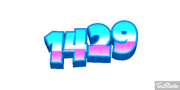 1429 Text effect