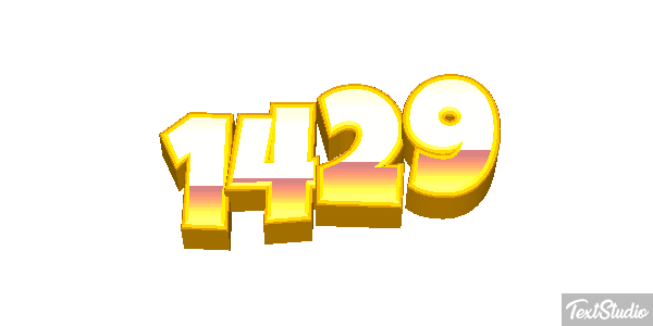 1429 Text effect