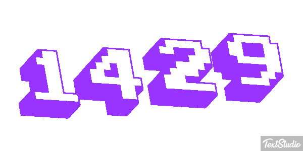 1429 Text effect