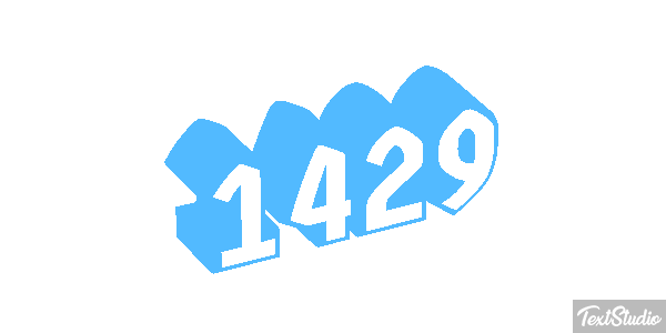 1429 Text effect