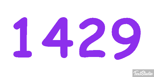 1429 Text effect