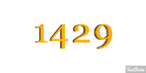 1429 Text effect