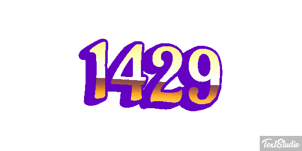 1429 Text effect