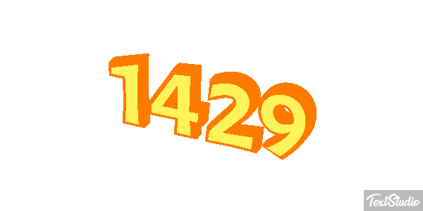 1429 Text effect