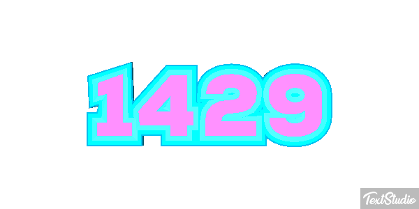 1429 Text effect