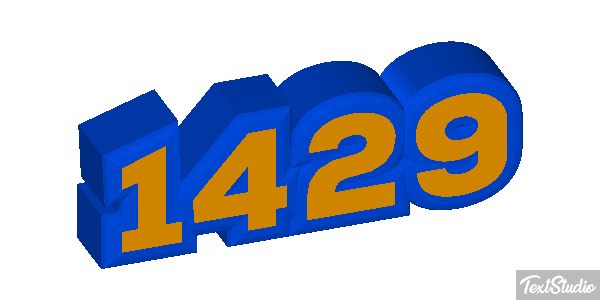 1429 Text effect