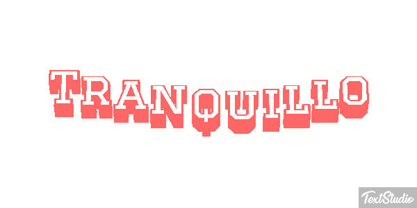 Tranquillo Texteffekt