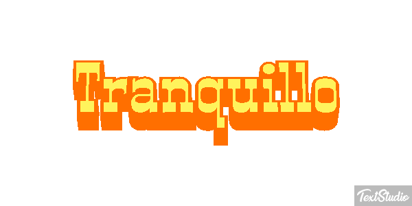 Tranquillo Texteffekt