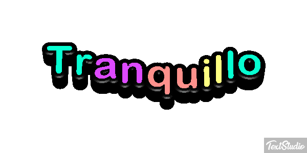 Tranquillo Texteffekt