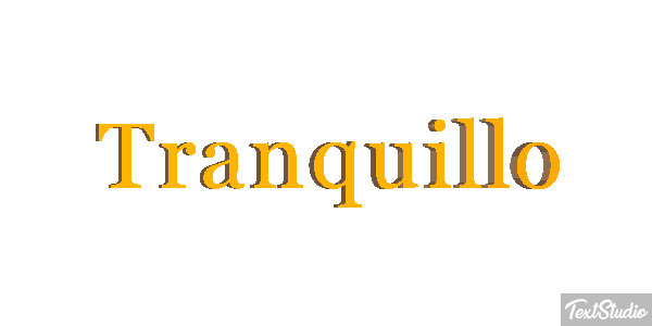 Tranquillo Texteffekt