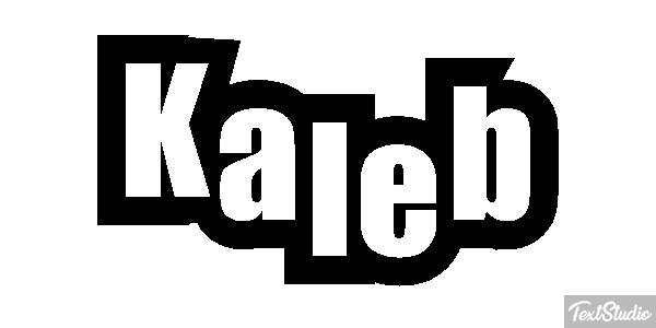 Kaleb Text effect