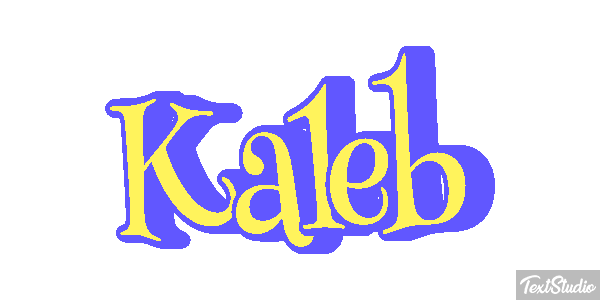 Kaleb Text effect