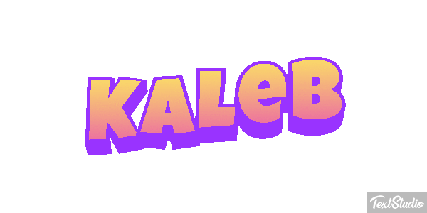 Kaleb Text effect