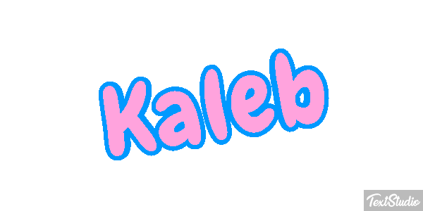 Kaleb Text effect