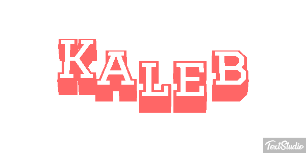 Kaleb Text effect