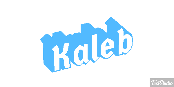 Kaleb Text effect