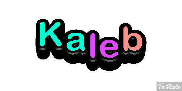 Kaleb Text effect